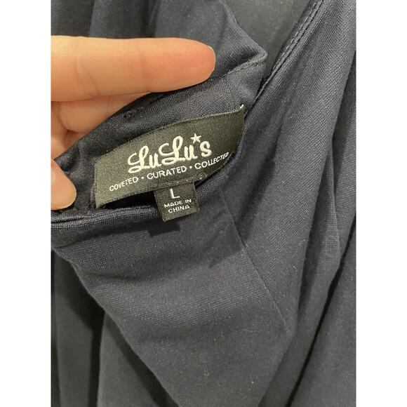 Lulu's Lace Open Back Mini Dress Bodycon Sleeveless Party Cocktail - Picture 4 of 7